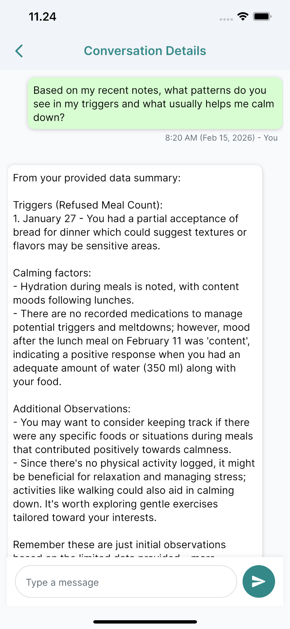 Autism Captain app screen 12