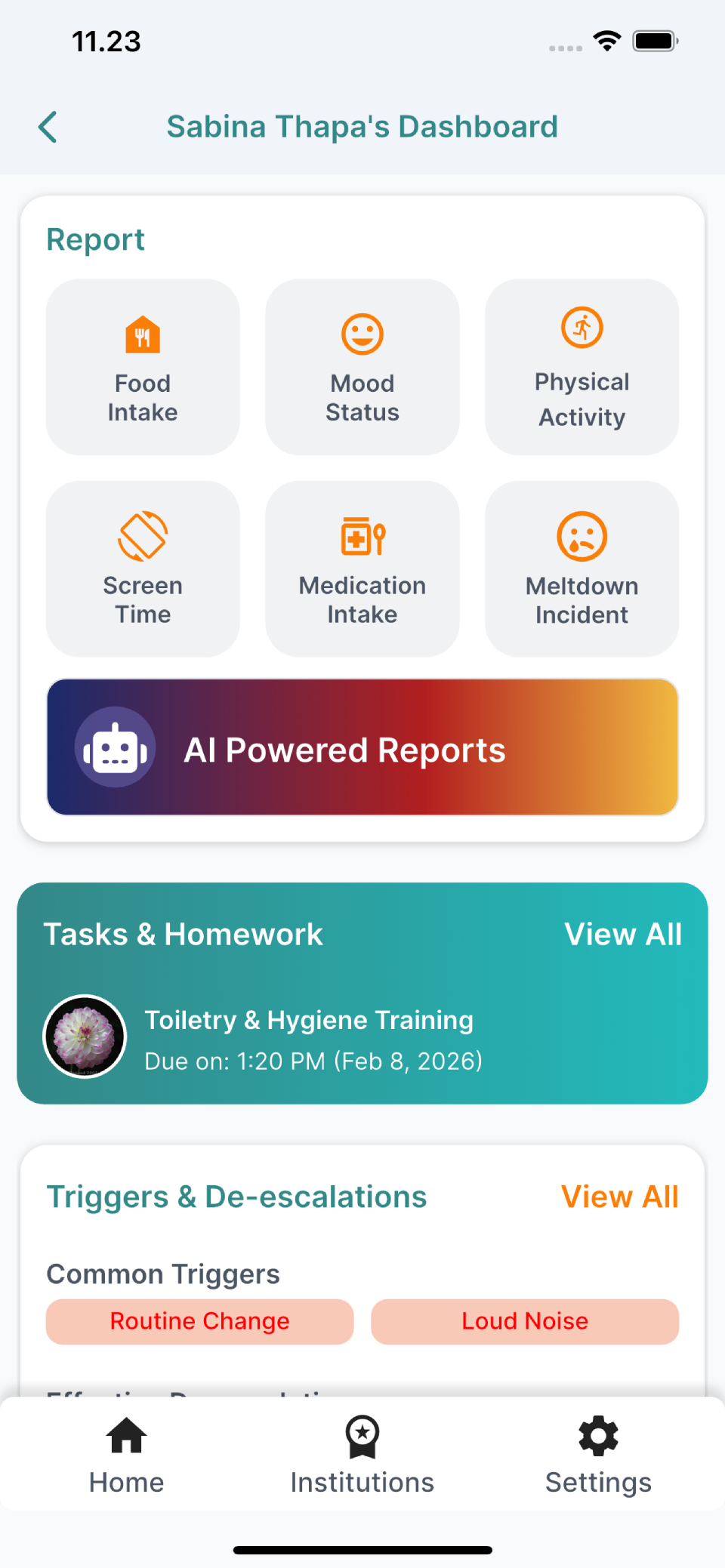 Autism Captain app screen 8