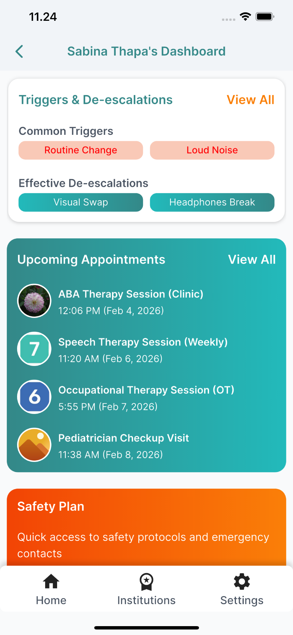 Autism Captain app screen 9